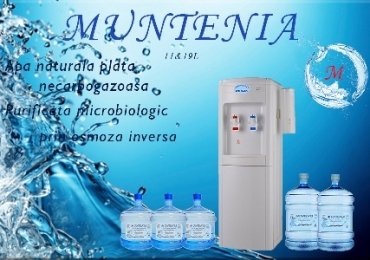 Livrare apa plata la 11 si 19 l, acasa si la birou!